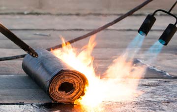 Overbister asphalt flat roofing repairs